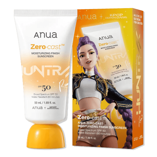 Kpop Demon Hunters Zero-Cast Moisturizing Finish Sunscreen