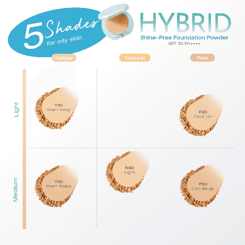 Hybrid Shine-Free Foundation Powder SPF 50 PA++++ P30 COOL FAIR