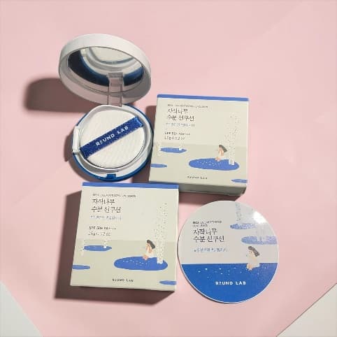 estilo Cushion con Protector Solar Birch Juice Moisturizing Sun Cushion